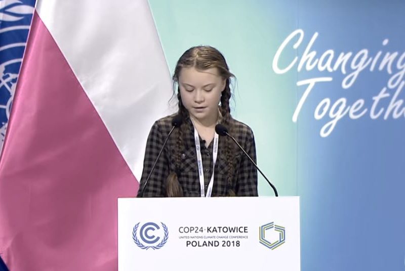 Greta Thunberg Address UN On Climate Change